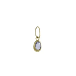 Monica Marcella – Small Double Rose Cut Sapphire Pendant