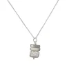 Philippa Roberts - Coin Pearl with Two Bars Pendant
