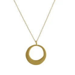 Philippa Roberts - Medium Circle Necklace in Vermeil