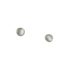 Philippa Roberts - Small Round Flat Studs in Sterling Silver