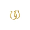 Philippa Roberts - Small Round Hoop Earrings in Vermeil