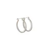 Philippa Roberts - Small Round Hoop Earrings in Sterling Silver