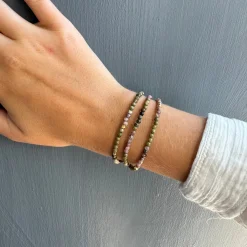 Philippa Roberts – Tourmaline Triple Wrap Bracelet