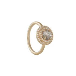 Rebecca Overmann - Double Halo Diamond Ring