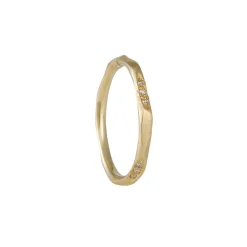 Rebecca Overmann - Four Section Pave Water Band