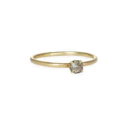 Rebecca Overmann - Green Diamond Stacking Ring