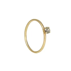 Rebecca Overmann - Green Diamond Stacking Ring