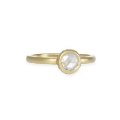 Rebecca Overmann - Hidden Halo Brilliant Rosecut Diamond Ring