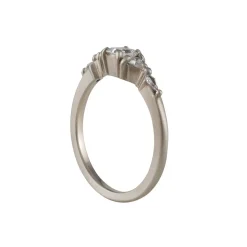 Rebecca Overmann - Mixed Brilliant Cut Diamond Engagement Ring