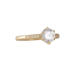 Rebecca Overmann - Six Prong Diamond Solitaire