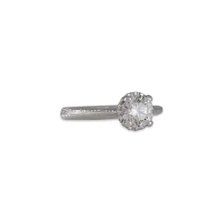 Richard Landi - Classic Prong Set Engagement Ring with Engraving