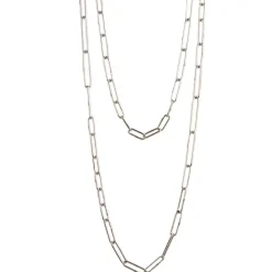 Sarah McGuire – Long Randoms Necklace - Sterling Silver