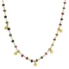 Sarah Richardson - Five Tiny Petal Drop Tourmaline Necklace