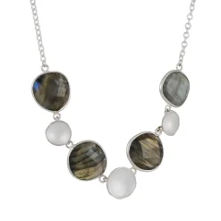Sarah Richardson - Labradorite Stepping Stone Necklace
