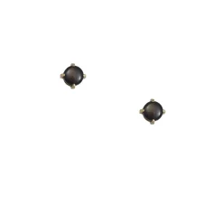 Satomi Kawakita - Black Sapphire Wisp Studs