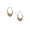 Shaesby - Mini Crescent Hoops in 14k Gold