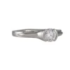 Sholdt Design - Organic Half Bezel Ring with .50ct Diamond