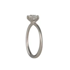Sholdt Design - Petite Prong with .61ct Diamond in Platinum