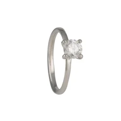 Sholdt Design - Petite Prong with .61ct Diamond in Platinum
