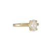 Sholdt Design - Petite Prong with .75ct Oval Diamond in 18K Yellow Gold