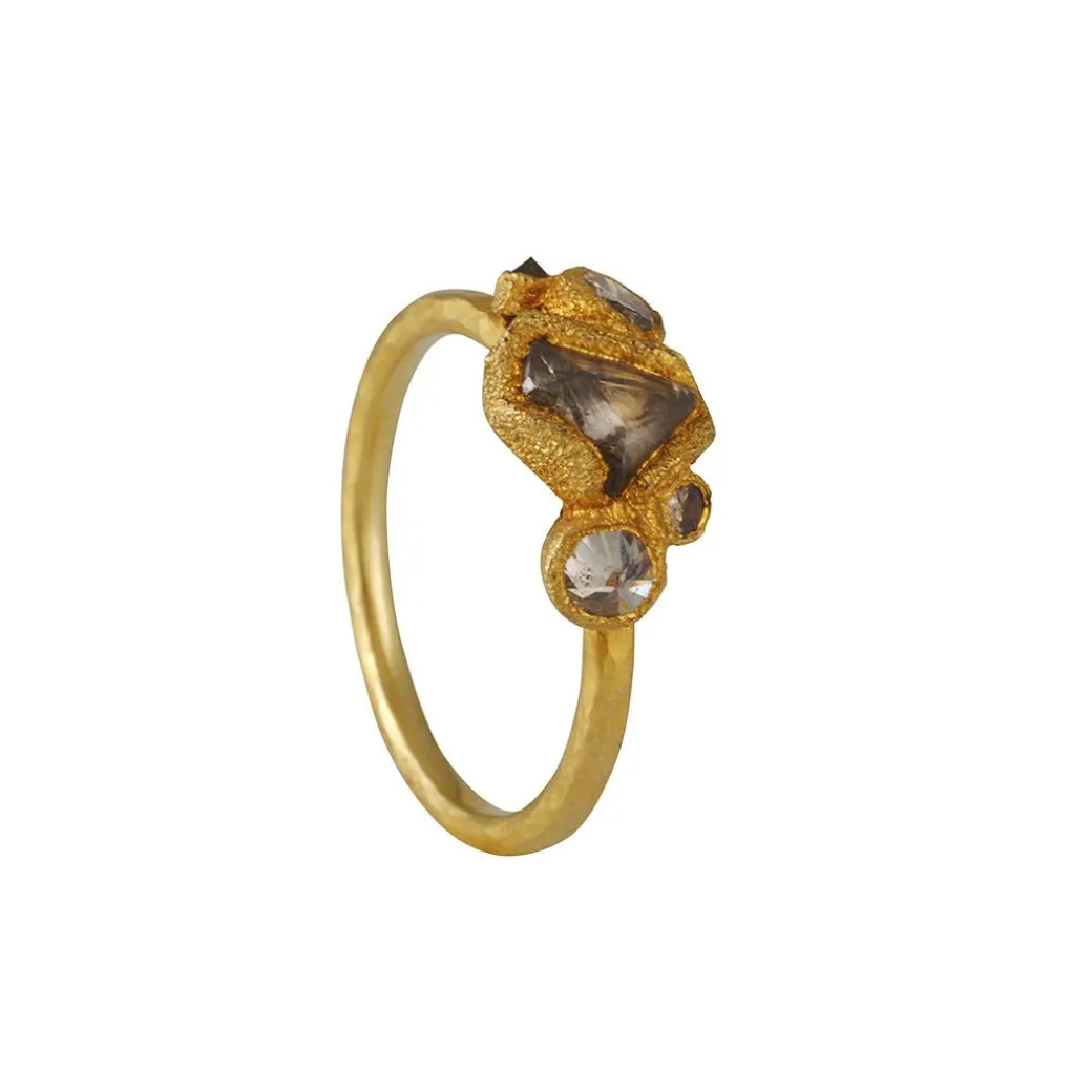 TAP by Todd Pownell - One of a Kind Raw Diamond Cluster Ring