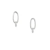 Tashi - Link Stud Earrings in Sterling Silver