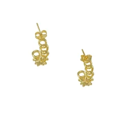 Tashi - Vermeil Chain Link Hoop