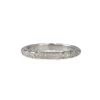 Van Craeynest - Mini Diamond Flower Band in Platinum Size 6
