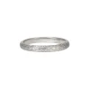 Varna - Three-sided Engraved Band in Platinum