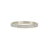 Zoe Chicco - 2mm Bead-Set Eternity Band in 14K White Gold